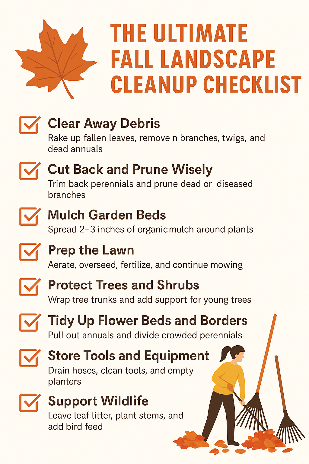 The Ultimate Fall Landscape Cleanup Checklist