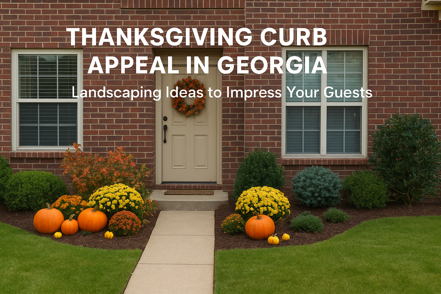 Thanksgiving Curb Appeal in Georgia: