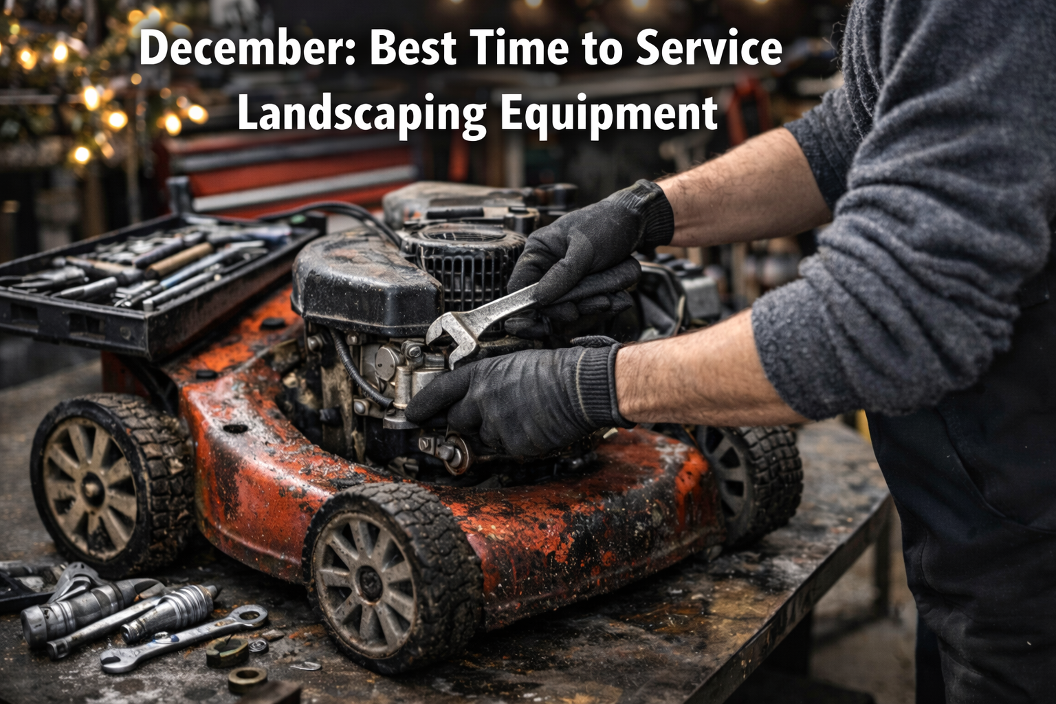 Best Time to Service Landscaping Equipment: